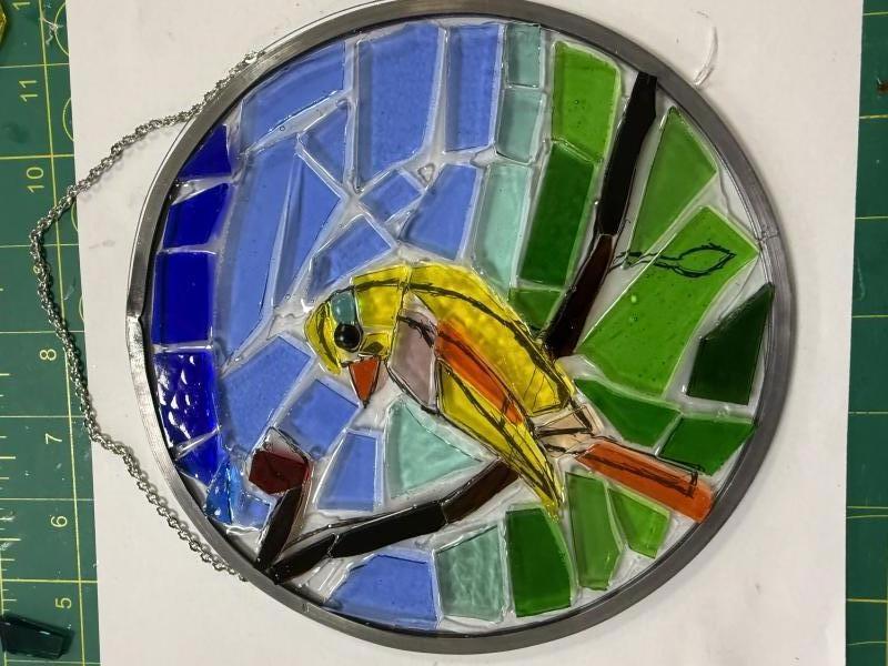 Glass Mosaic Sun Catcher Workshop