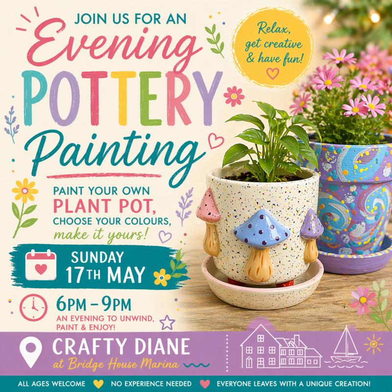 Paint a Plant Pot Evening 